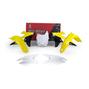 Plastic Kit OEM / Yellow / White / Black For RMZ250 18-22/RMZ450 19-24 - Pack Of 5