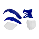Plastic Kit OEM / Blue / White For YZ125/250 02-05 - Pack Of 5