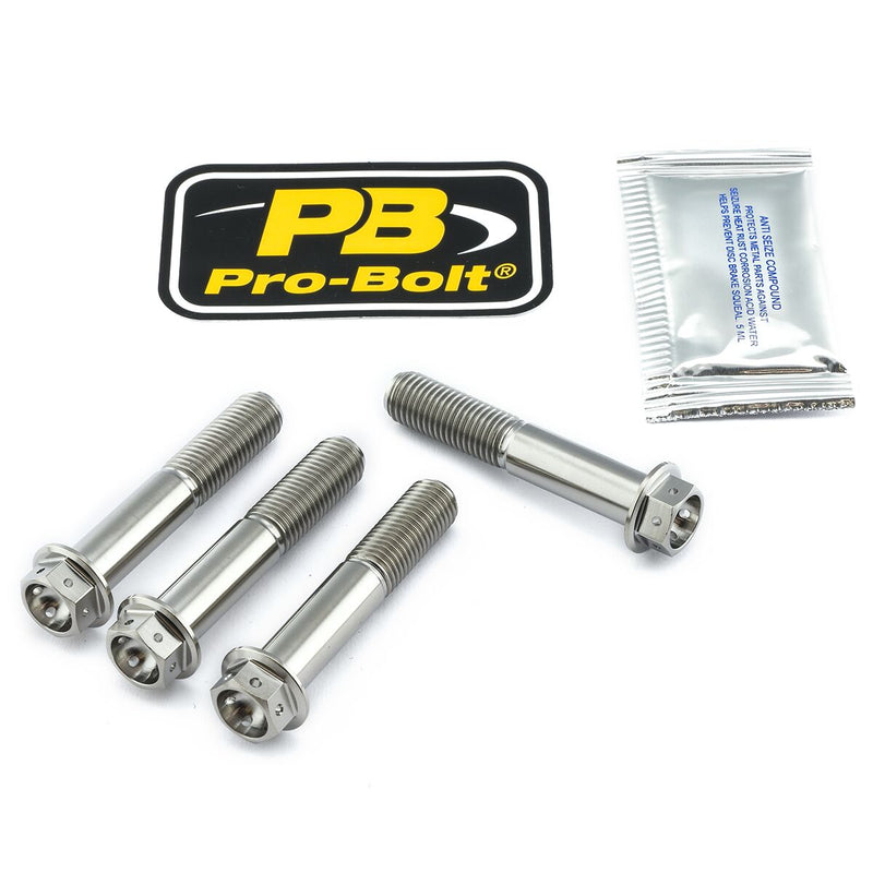 Titanium Brake Caliper Mount Kit Silver For Aprilia CAPONORD 1200 ABS 2013-2016