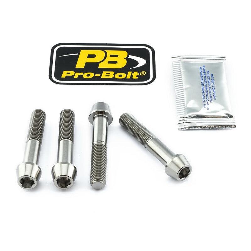 Titanium Brake Caliper Mount Kit Silver For Aprilia RS 660 ABS 2020-2024