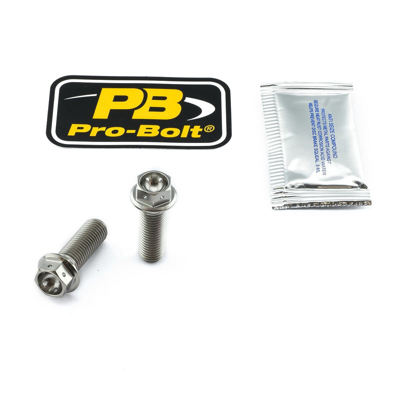 Titanium Brake Caliper Mount Kit Silver For Suzuki VZ 800 2005-2016