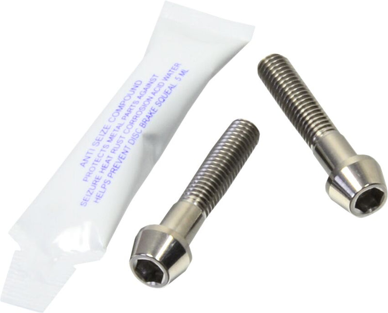 Brake Caliper Pinch Bolt Set Titanium Silver For Aprilia RSV4 1000 RF ABS 2015-2018