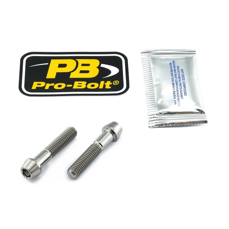 Brake Caliper Pinch Bolt Set Titanium Silver For Aprilia RSV4 1000 2009-2013