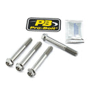 Titanium Brake Caliper Mount Kit Clear / Silver For Kawasaki Z 1000 2010-2013