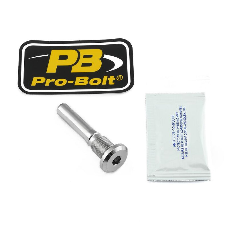 Brake Caliper Pinch Bolt Set Titanium Natural / Silver For HM Moto CRF 450 R 2012-2013 - 52 MM