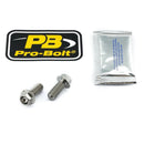Titanium Brake Caliper Mount Kit Natural / Silver For Aprilia RS 660 ABS 2020-2024