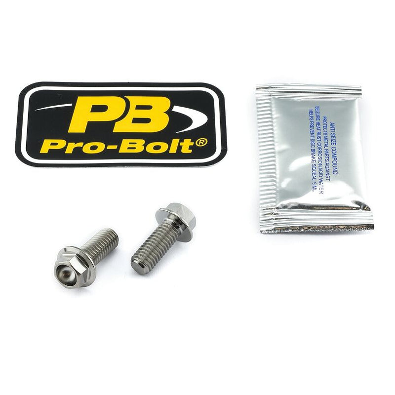Titanium Brake Caliper Mount Kit Natural / Silver For Aprilia RS 660 ABS 2020-2024