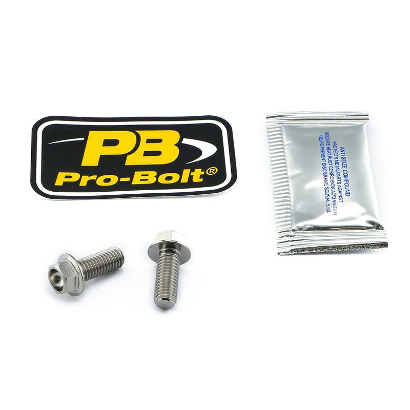 Titanium Brake Caliper Mount Kit Natural / Silver For Aprilia RSV 1000 R 2004-2005