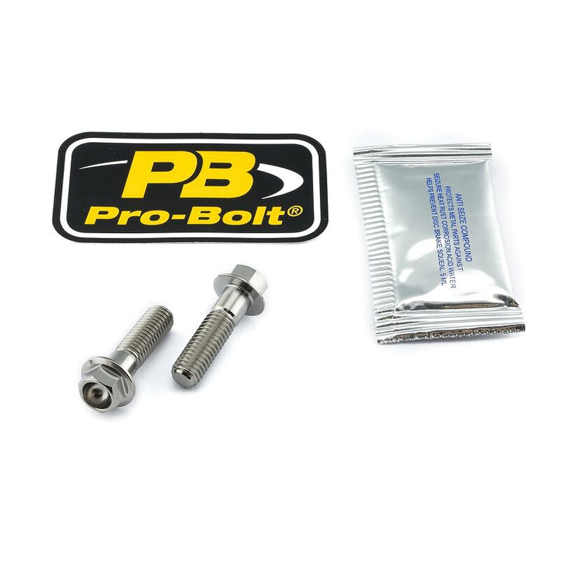 Titanium Brake Caliper Mount Kit Natural / Silver For Aprilia NA 850 2007-2012
