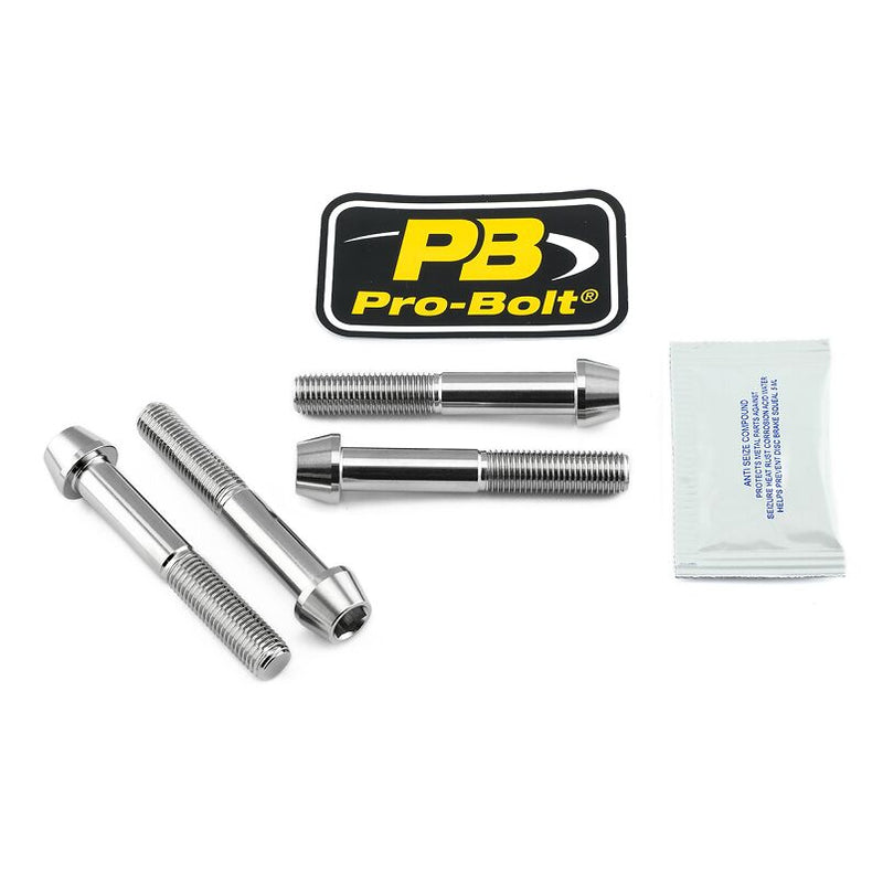 Stainless Steel Caliper Mount Bolt kit Silver / Stainless Steel For Ducati 1198 S 2009