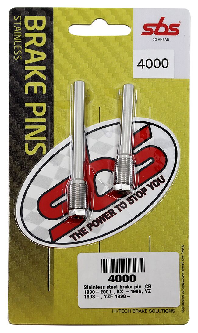 Brake Pad Pins Silver / Stainless Steel For Kawasaki KX 125