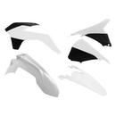 Plastic Kit White / Black For EXC-EXCF125-200-250-500 14-16 - Pack Of 5