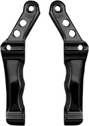 Radial Front Brake Caliper Mounts Black For Harley Davidson FLD 1690 2012-13 - 292 MM