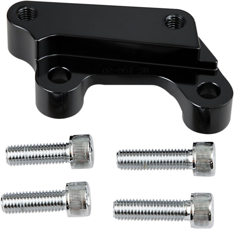 14" Brake Caliper Adapter Kit Black For Harley Davidson FLHRC 1584 - 356 MM