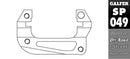 Brake Caliper Relocation Bracket Black For Suzuki RM 85