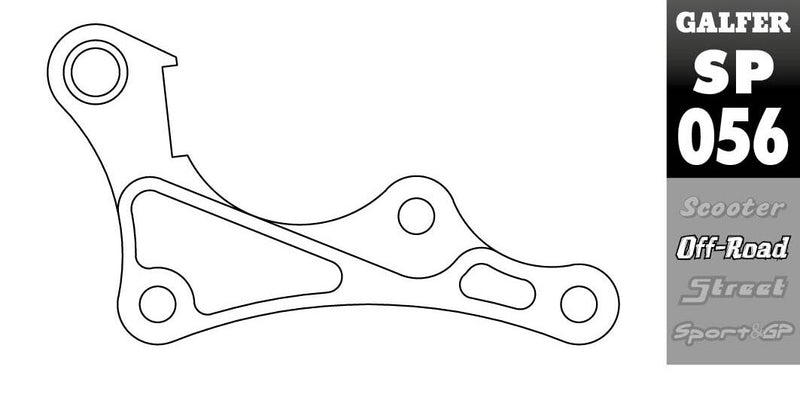 Brake Caliper Relocation Bracket Black For Fantic XEF 250