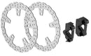 Brake Rotor Kit Wave Black / Stainless Steel For Harley Davidson FLHRXS 1868 ABS 2024-2025