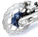 Flame Series Brake Rotor Kit Black / Silver / Stainless Steel - 240 MM