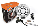 Supermoto Racing Brake Kit Black / Stainless Steel - 300 MM | 313061