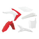 Plastic Kit OEM / Honda Red / White For CRF250 14-17 Vented - Pack Of 6