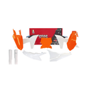 Plastic Kit OEM / KTM Orange / Black / White For SX125/250/300/SXF250/350 - Pack Of 7