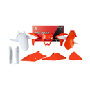Plastic Kit OEM / KTM Orange / White For EXC/EXCF125/250/300/350 20-23 - Pack Of 5