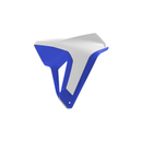 Radiator Scoops Transalp 750 24-25 White / HRC Blue