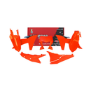 Plastic Kit For EXC150/250/300/350/450 24-25 - Pack Of 6 Neon Orange / Black