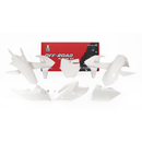 Plastic Kit For SXF250/350/450 16-18 - Pack Of 6 White