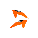 Radiator Guards For SXF250/350/450 23-24 Orange