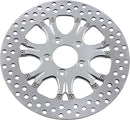 Two-Piece Brake Rotor Chrome For Harley Davidson FLHR 1450 2003-2006