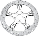 Two-Piece Brake Rotor Chrome For Harley Davidson FLDE 1750 2018-2020