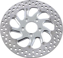 Two-Piece Brake Rotor Chrome For Harley Davidson FLST 1450 2006