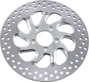 Two-Piece Brake Rotor Chrome For Harley Davidson FLD 1690 2012-2013