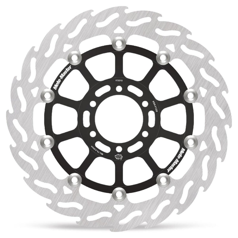 Flame Series Floating Rotor Black For Ducati 907 I.E. - 300 MM