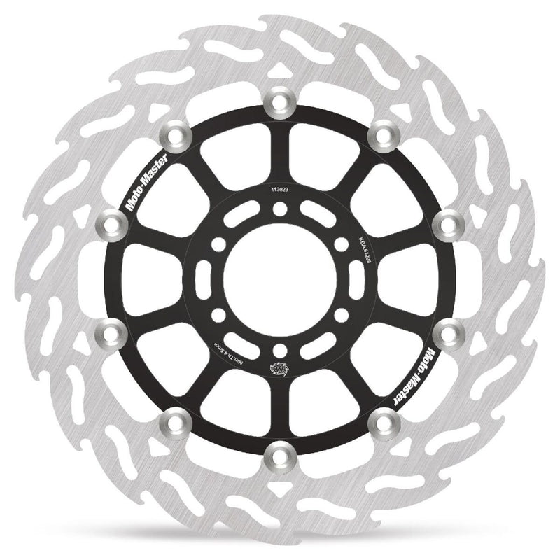 Flame Series Floating Rotor Black For Cagiva Freccia 125 - 300 MM