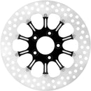 Two-Piece Brake Rotor Black / Matt / Silver For Harley Davidson FLHR 1450 2003-2006