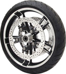 Big Brake Floating Rotor Kit Black / Silver For Harley Davidson FLHR 1690 - 356 MM