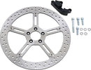 Big Brake Floating Rotor Kit Silver For Harley Davidson FLS 1690 ABS - 381 MM