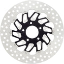 Two-Piece Brake Rotor Black / Matt / Silver For Harley Davidson FLHTC 1584 2008-2011
