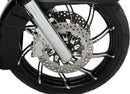 Two-Piece Brake Rotor Black / Matt / Silver For Harley Davidson FLHR 1584 2008-2011