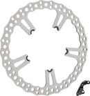 Big Brake Jagged Floating Rotor Kit Silver For Harley Davidson FLD 1690 - 381 MM