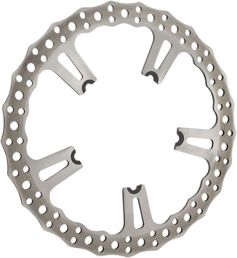 Big Brake Jagged Floating Rotor Kit Silver For Harley Davidson FLD 1690 - 381 MM