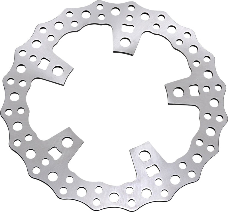 Jagged Floating Rotor Silver For Harley Davidson FLHR 1690 - 300 MM