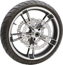 Jagged Floating Rotor Silver For Harley Davidson FLHR 1690 - 300 MM