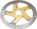 Two-Piece Brake Rotor Gold For Harley Davidson FLH 1868 ABS 2021