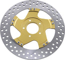 Two-Piece Brake Rotor Gold For Harley Davidson FLDE 1750 ABS 2018-2020