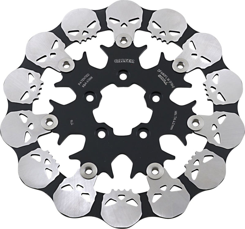 Floating Skull Brake Rotor For Harley Davidson FLHR 1450 2000-2006