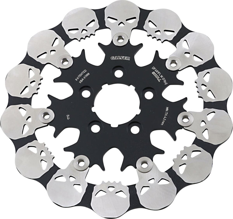 Floating Skull Brake Rotor For Harley Davidson FLD 1690 2012-2013