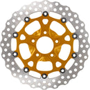 Two-Piece Brake Rotor Gold For Harley Davidson FLD 1690 2012-13